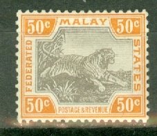 Malaya 33c mint CV $75