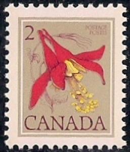 Canada #707 2 cent Western Columbine mint OG NH XF