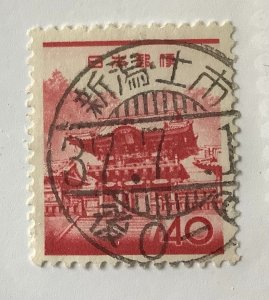 Japan 1961/65 Scott 749 used - 40y,  Yomei Gate, Nikko