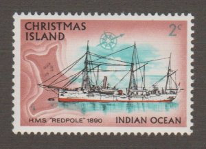 Christmas Island 40 Ship - MNH