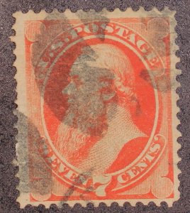 Scott 149 - 7 Cents Stanton Banknote - Nice Stamp - Used - SCV - $100.00 