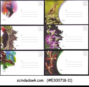 INDIA - SET OF 6 COLORFUL MINT PICTURE ENVELOPES