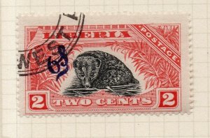 Liberia 1918 Early Issue Fine Used 2c. Optd NW-175377