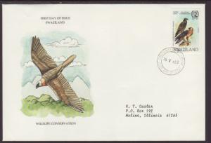 Swaziland Birds 1983 Typed FDC BIN