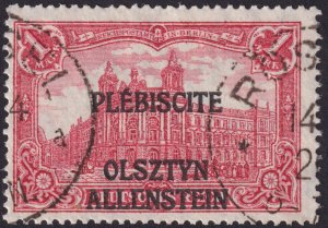 Allenstein 1920 'Plebiscite' Issue; #1-#14 (Not including #4) (21 pcs)