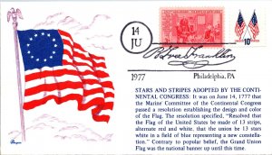 US EVENT COVER CACHETED 200th ANNIVERSARY OF THE AMERICAN FLAG BAZAAR 1977