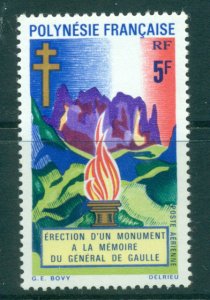 French Polynesia 1971 Charles de Gaulle MUH lot38791