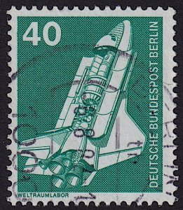 Germany Berlin - 1975 - Scott #9N363 - used - Space Shuttle