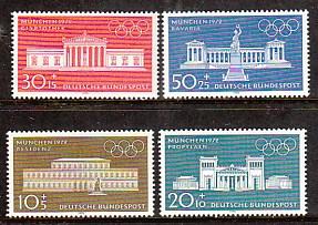 Germany Olympics B459-B462 MNH VF 