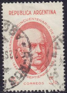 Argentina - 1938 - Scott #455 - used - Sarmiento