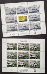 EDW1949SELL : GREENLAND 2011-2014 Set of Cplt Sheetlets of 9. VF MNH. Cat $225.