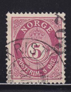 Norway 78 Post Horn and Crown 1922