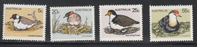 Australia # 682-684, 686, Birds, Mint NH, 1/3 Cat.