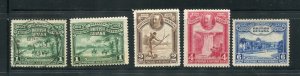 British Guiana 205-208 Colony Anniversary Mint Hinged Stamps 1931