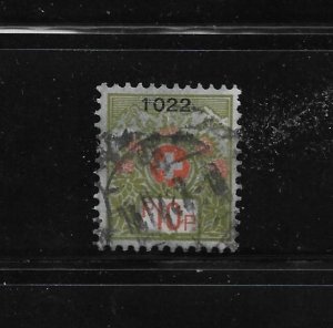 Switzerland Stamps: #S8; 10c 1926 Franchise Issue (Control 1022); Used