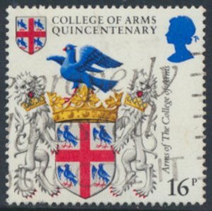 GB  SC# 1040  SG 1236  Used College of Arms  see details & scans