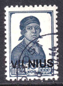 RUSSIA 616 VILNIUS OVERPRINT FELDPOST CDS VF SOUND