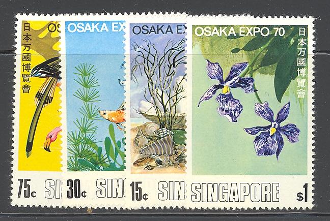 Singapore #112-15 Mint VF NH