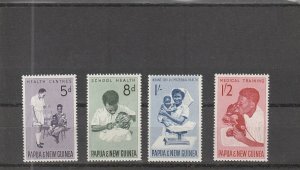 Papua New Guinea  Scott#  184-187  MNH  (1964 Territorial Health Services)