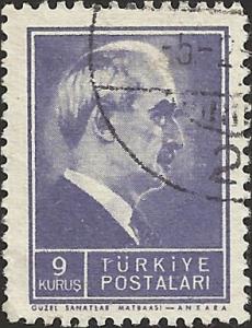 TURKEY - #884 - Used - SCV-0.25