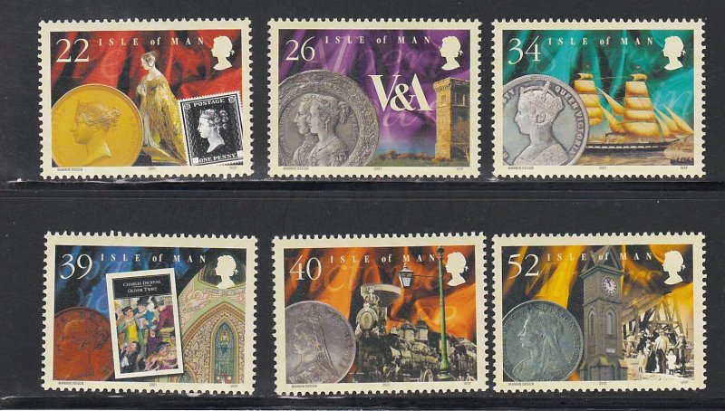 Isle of Man # 889-894, Coins on Stamps, Mint NH, 1/2 Cat.