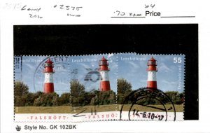 Germany, Postage Stamp, #2575 (3 Ea) Used, 2010 Lighthouse (AB)