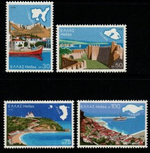 GREECE SG1348/51 1976 TOURIST PUBLICITY MNH