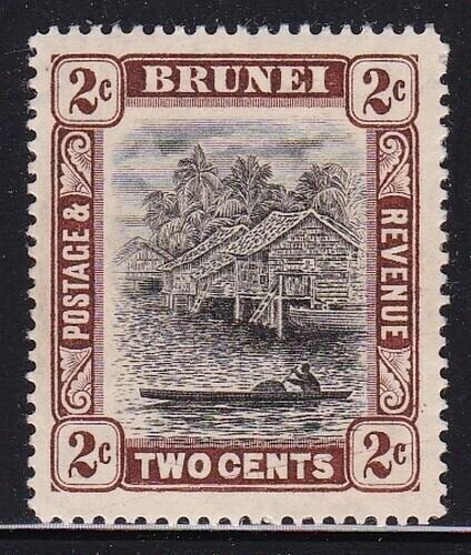 Album Treasures Brunei Scott # 16   2c  Scene on Brunei River  Mint Hinged