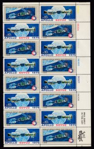 USA - #1569-70 MNH Plate Block of 16