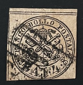 Italian States - Roman States, Sc.#5, used
