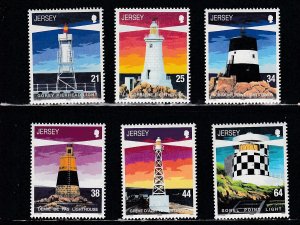 Jersey # 923-928, Lighthouses, Mint NH, 1/2 Cat