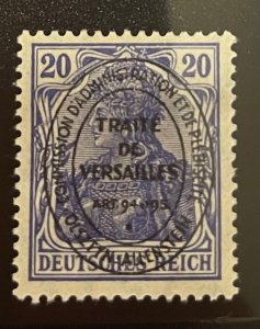 Allenstein 1920. SC 9a. LH VF.