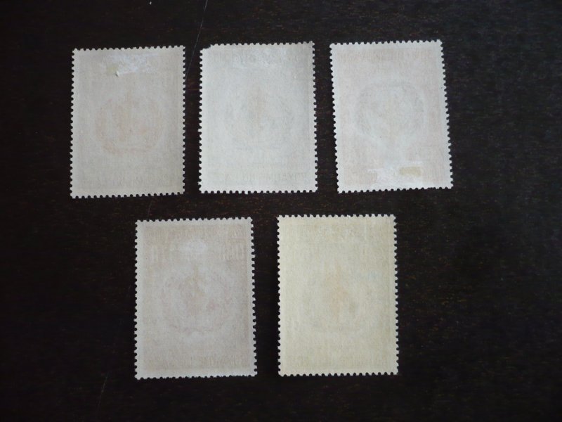Stamps - Laos - Scott# 163-167 - Used Set of 5 Stamps