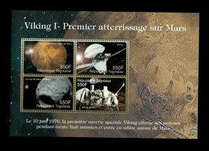 Togo 2006 - Space/Viking Mars - Sheet Of 4 Stamps - MNH