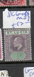ST LUCIA  (PP2609BB)  KE  1/2D  SG 64D  MOG 