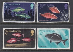 Pitcairn Islands 114-117 Fish MNH VF