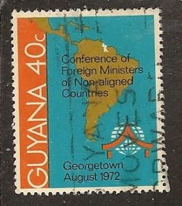 Guyana  Scott 162   Map    Used
