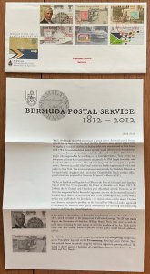 Bermuda #1041-1046 MNH First Day Cover (6 Singles) 4/19/2012