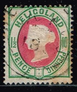 Heligoland,Sc.#17b used cv. €35, signed