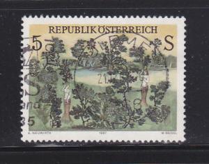 Austria 1412 Set U Art, Baumgottinnen by Neuwirth (B)