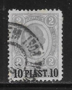 Austrian Offices in the Turkish Empire 37 10pi on 2k Franz Josef Used (z1)