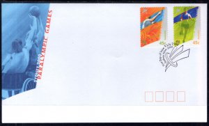 Australia 1855-1856 Paralympic Games U/A FDC