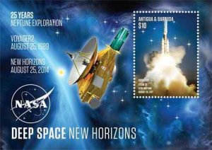 Antigua and Barbuda - 2015 - Space Anniversaries - Souvenir Stamp Sheet - MNH