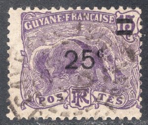 FRENCH GUIANA SCOTT 100