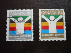 Stamps - Canada - Scott# 981-982 - Used Set of 2 Stamps