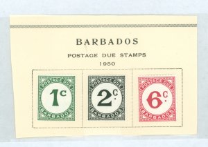 Barbados #J4-J6  Single (Complete Set)