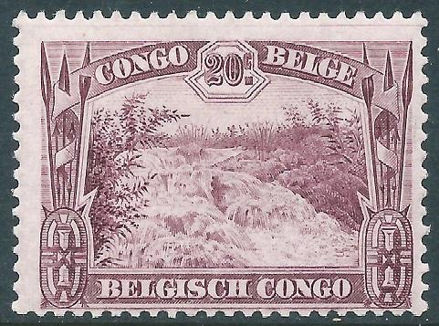 Belgian Congo, Sc #141, 20c MH