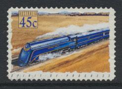 Australia SG 1412  Used  -Trains self adhesive 