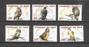 BIRDS - NIGER PREDATORS MNH