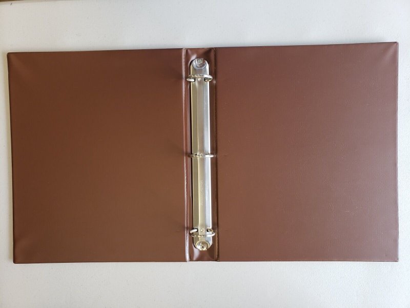 ProPhila Brown 3-Ring Binder and Slipcase, New (S30140)